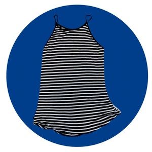 Stripped flows tank top